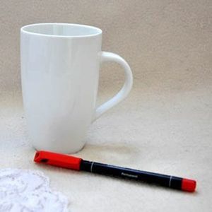 Чашка и маркер